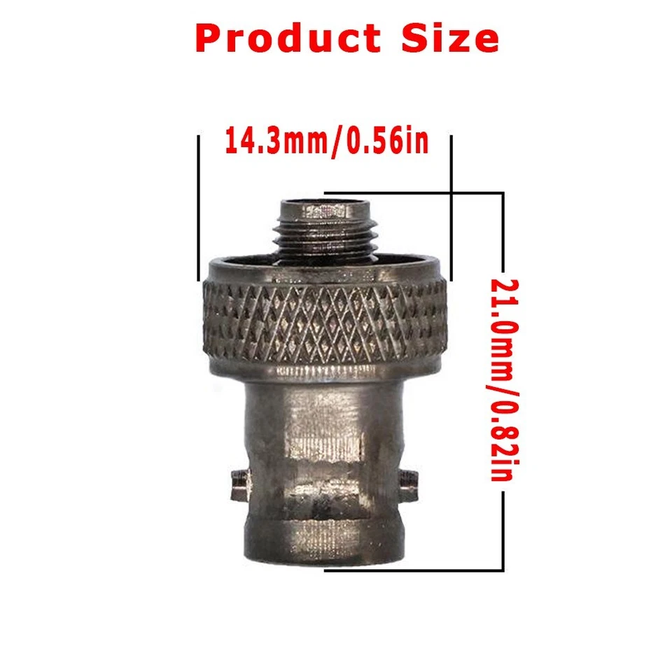 SMA Female to BNC Female Connector Low Loss for Baofeng UV-5R BF-888S USA Seller - Image 2 of 4