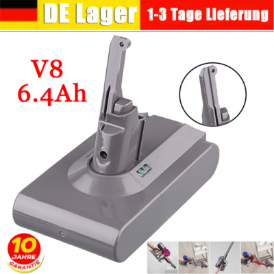 6400mAh 21.6V Akku für Dyson V8 Animal Absolute Fluffy Motorhead Vacuum 6,4 akku