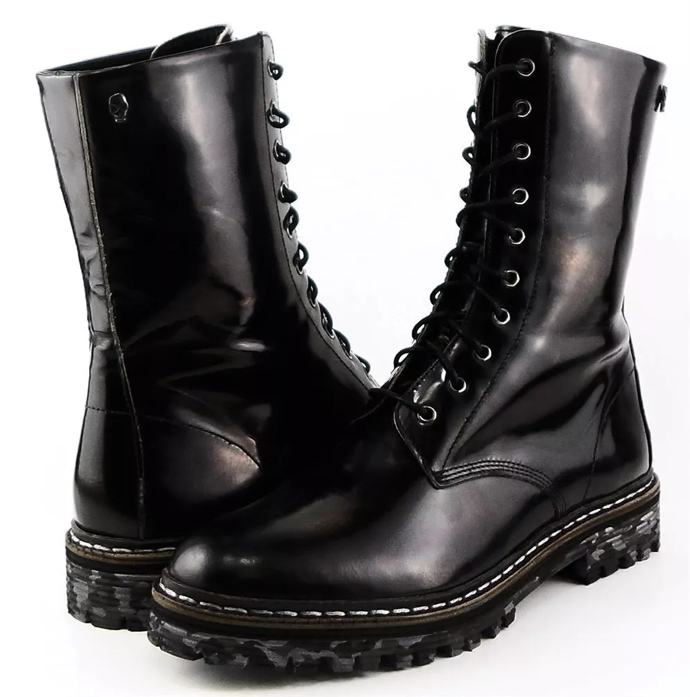Designer combat cheap boots