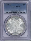 1879-O Morgan Silver Dollar $1 PCGS AU58