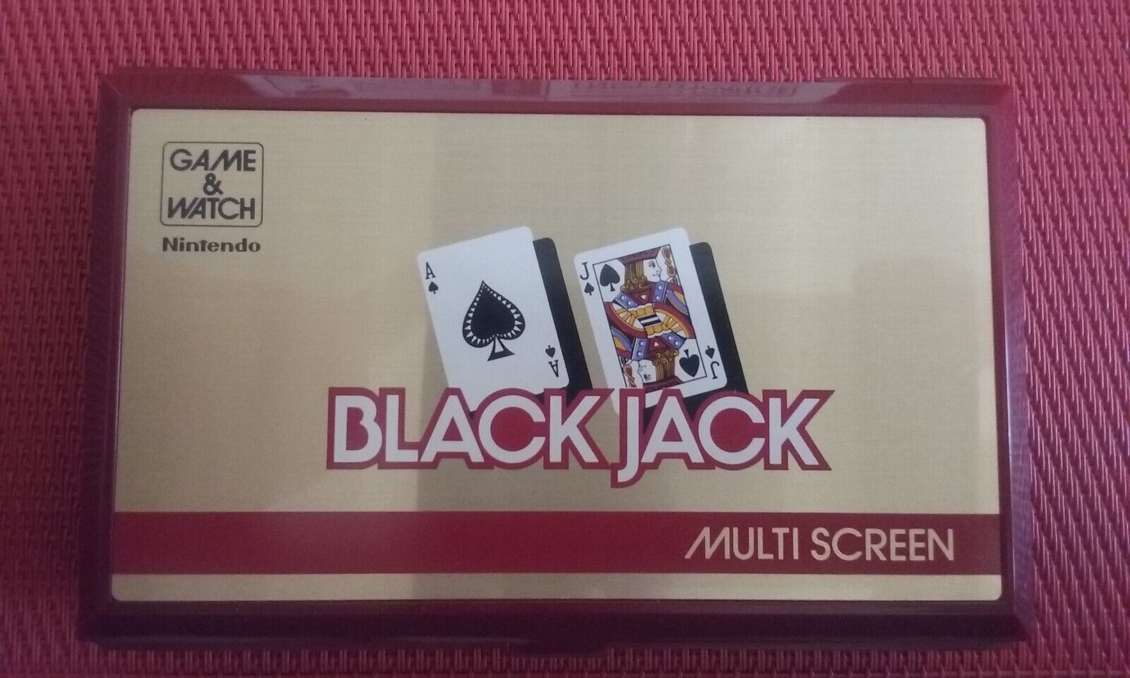 Nintendo Game & Watch Black Jack BJ-60 1985 Multi Screen + Notice en Français