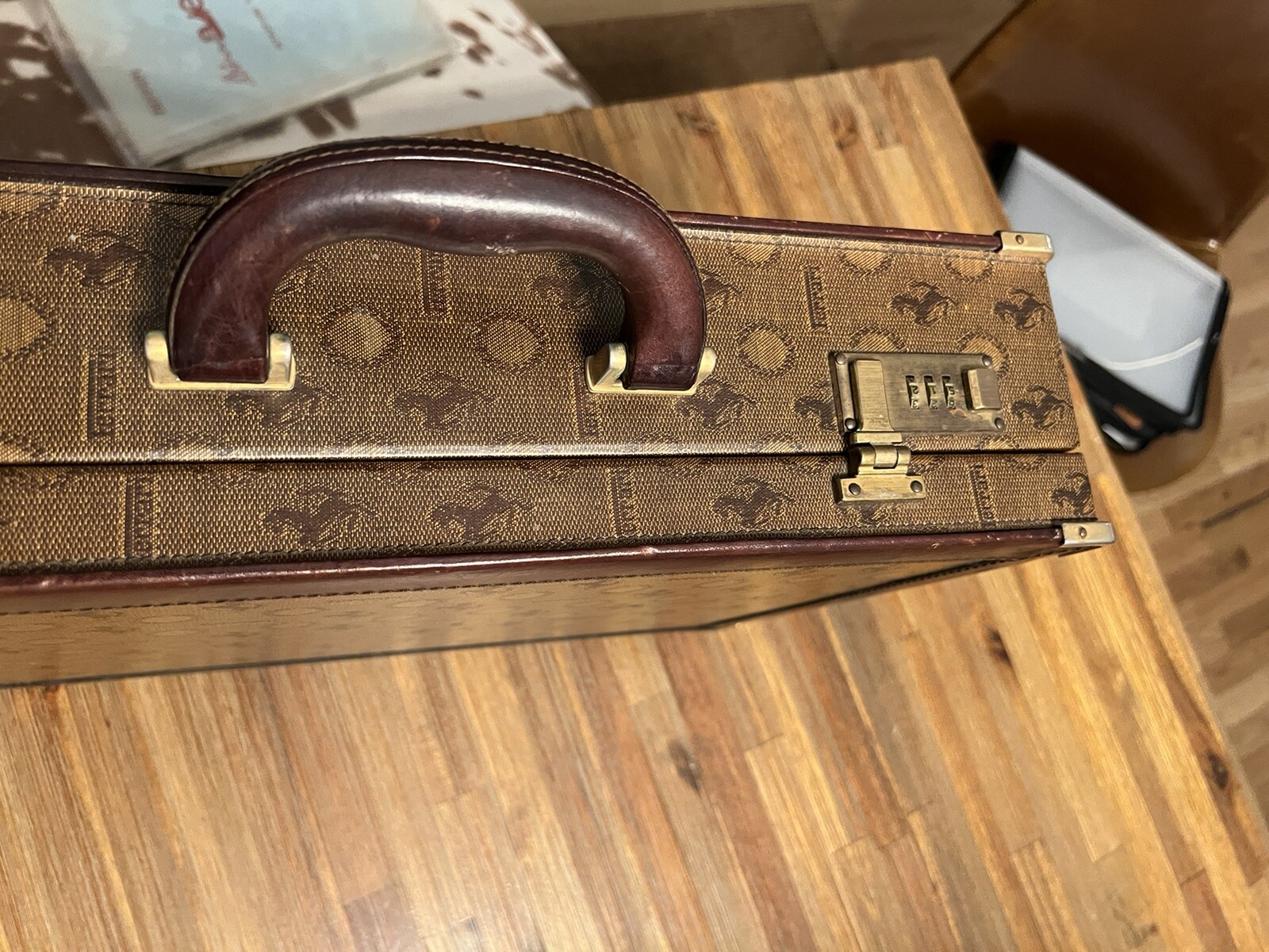 Ferrari Leather Briefcase VINTAGE COLLECTIBLE1970s OEM
