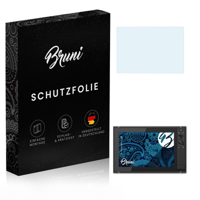 Bruni 2x Folie für Simrad NSS12 evo3 Schutzfolie Displayschutzfolie