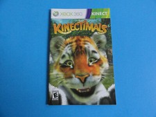 XBOX 360 KINECTIMALS INSTRUCTION MANUAL  NO GAME DISC INCLUDED  