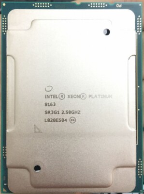 Intel Xeon Platinum 8163 SR3G1 24C 2.4GHz 2.7/3.1GHz 33MB 165W
