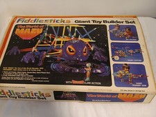 Knickerbocker Fiddlesticks Giant Toy Builder Set. Vintage. 1980. WITH BOX 