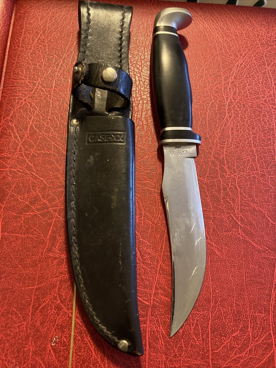 VINTAGE est. 1965-69 CASE USA.. XX 223-5 Micarta BOWIE SKINNG