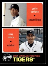 Pedro Santana / Mike Rivera 2002 Upper Deck Vintage #96   Detroit Tigers
