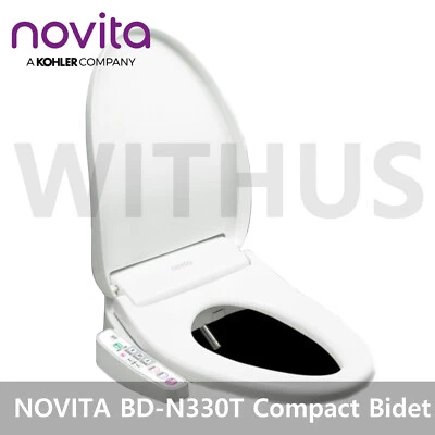 NOVITA BD-N330T Compact Bidet Electric Toilet Seat Stainless Nozzle AC 220VOnly_