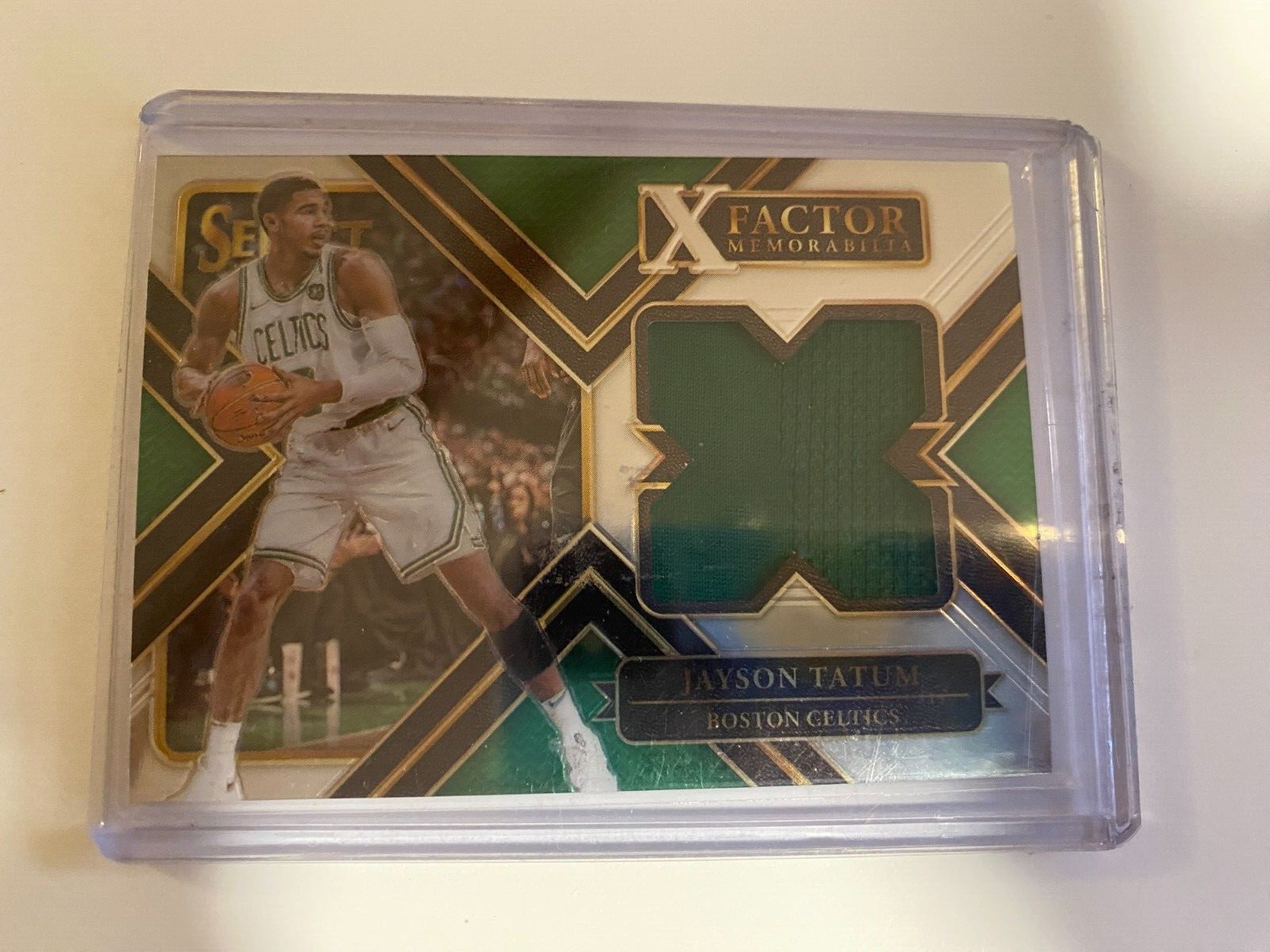 Jayson Tatum, 2017 Panini Select X-Factor Rookie Patch Card