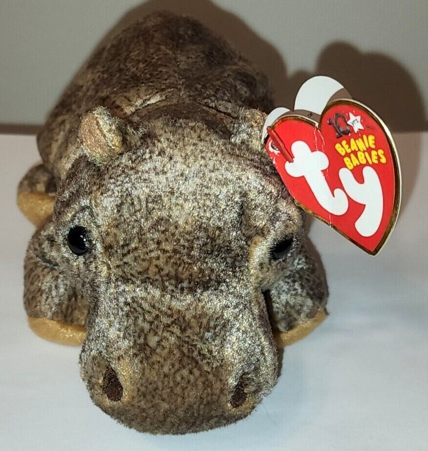 CT* Ty Beanie Baby - TUBBO the 2003 Hippo (6 Inch) MWCT Stuffed