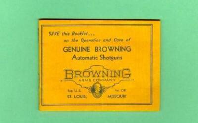 Browning A5 : Owner's Manual