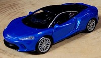 Mclaren Gt , Von Welly , Farbe : Blau , Blickfang, Top , 1 : 38