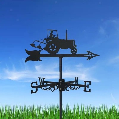 Wetterfahne aus Metall, Windrichtungsanzeiger, , handgefertigt, Dachmontage,