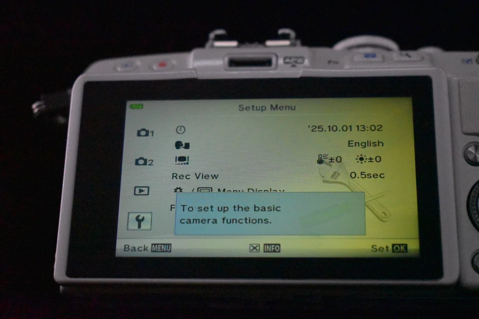 [Deber pagado en EE. UU.] Olympus Pen Lite E-PL6 16,0 MP solo cuerpo blanco 8223 Foto 3 de 4