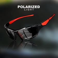 1/3PCS Sports Polarized Sunglasses for Men Lightweight Night Vision Male Shades