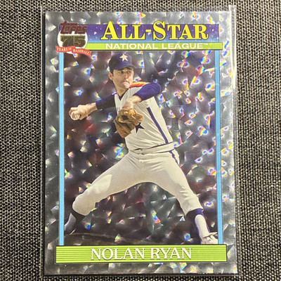 2026 Topps Series 2 Nolan Ryan Crackle Foil All-Star Insert #91AS-19 Astros