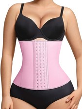 Waist Trainer for Women Latex Underbust Waist Cincher Corset, Tummy Control C...