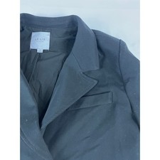 LE.LIS COLLECTION Black Cropped Blazer Jacket Women Size M