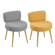 Plush Teddy Upholstery Dressing Table Stool Side Chair Bedroom Dresser Chair UK