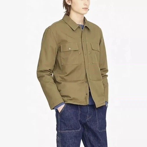 Wallace & Barnes M Medium Herringbone Jacke Shirt Fleece gefüttert J Crew K6112 - Bild 3 von 6