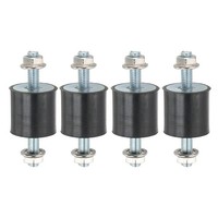 FüR M8-30X30Mm GummifüßE VibrationsdäMpfer StoßDäMpfer, 4 StüCk (76Mm)