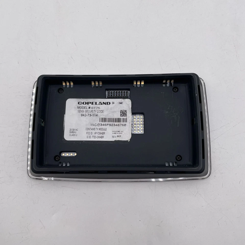 Emerson Sensi ST75 Touch Wi-Fi Smart Thermostat, Black (Without backplate) - Image 4 of 4