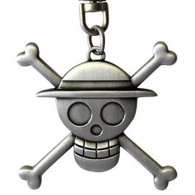 One Piece - 3D Metal Keychain - Skull Luffy
