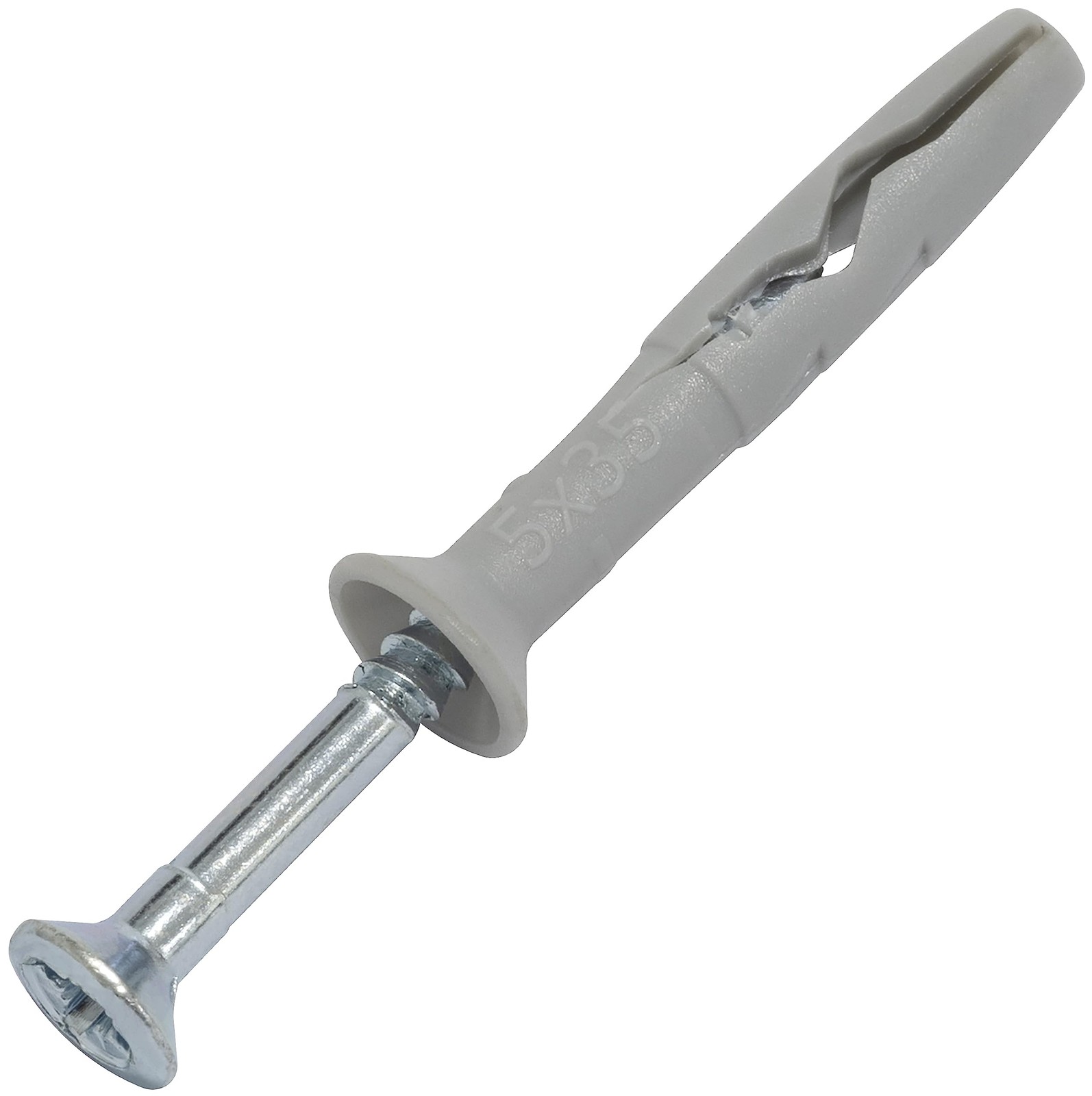 Cheville à clou Ø5x35mm pour éviter les vis apparentes sur vos supports
