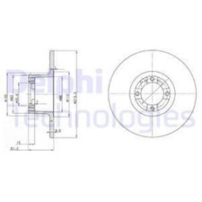 Disque de frein Rover 214