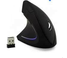 2.4G USB Wireless Vertical Ergonomic Optical Mouse, Right Hand NEW