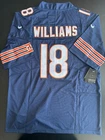 Caleb Williams #18 Chicago Bears Blue Jersey Size MEDIUM - NEW
