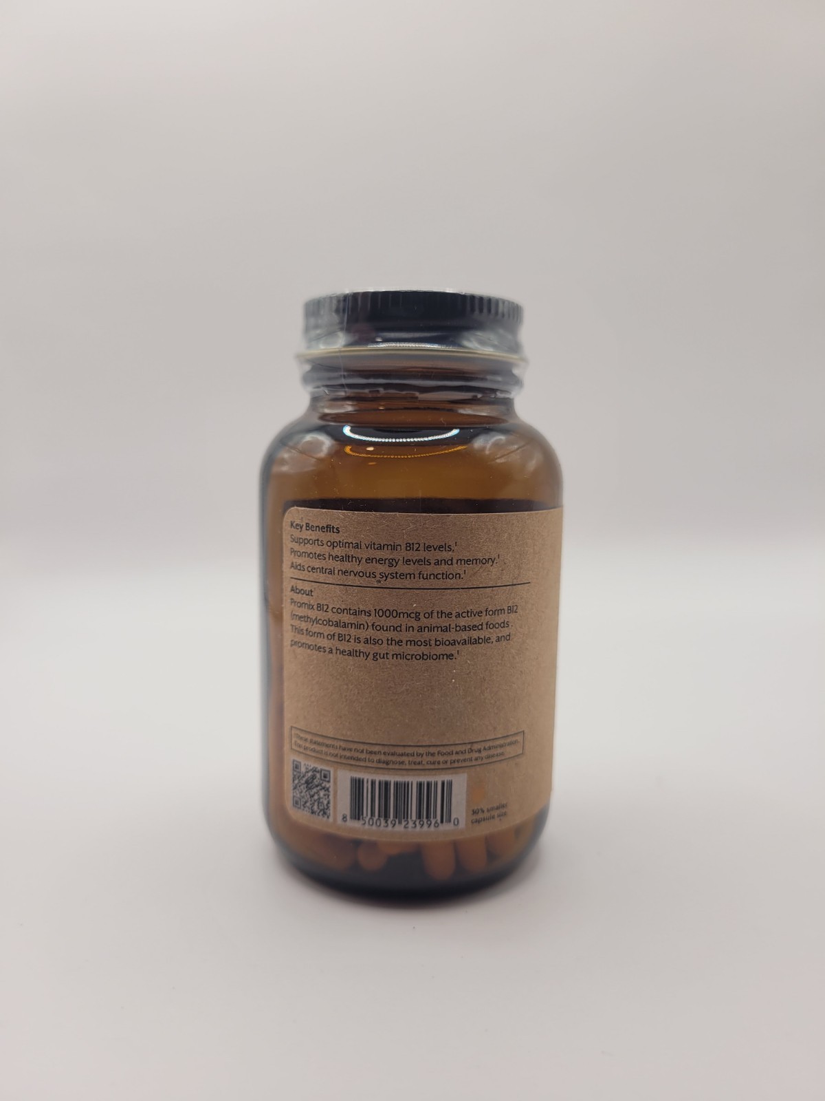 Promix Nutrition Vitamin B12 Supplement - 1000mcg as Methylcobalamin - 90 Caps