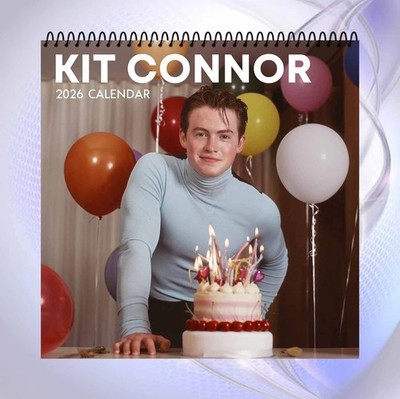 2026 Kit Connor Calendar, Rising Actor Celebrity Gift Room Decor
