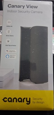 Canary View Indoor 1080p Wi-Fi Home Security Camera Black New Sealed