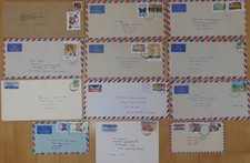 12 x Uganda Bedarfsbriefe 1990er / Uganda Commercial Covers 1990s