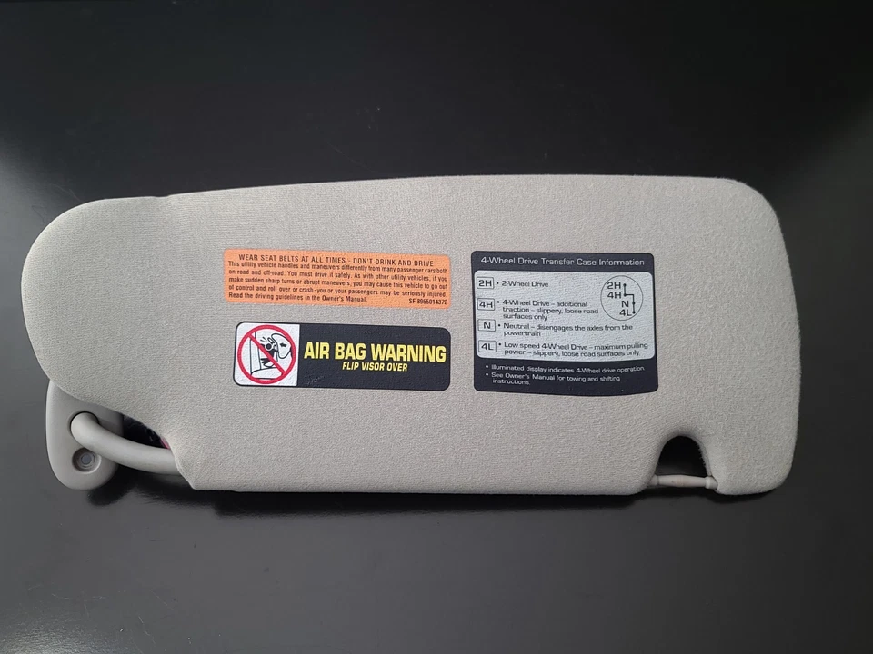 Dodge Durango 1999-2000 lado del conductor parasol izquierdo parasol fabricante de equipos originales Foto 2 de 4