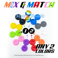 2pc Controller Thumb Stick Grips PS5 PS4 PS3 Xbox One Wii - Pick Any 2 Colors US