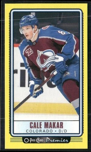 Cale Makar 2021-22 O-Pee-Chee Tall Boys Yellow #P-27
