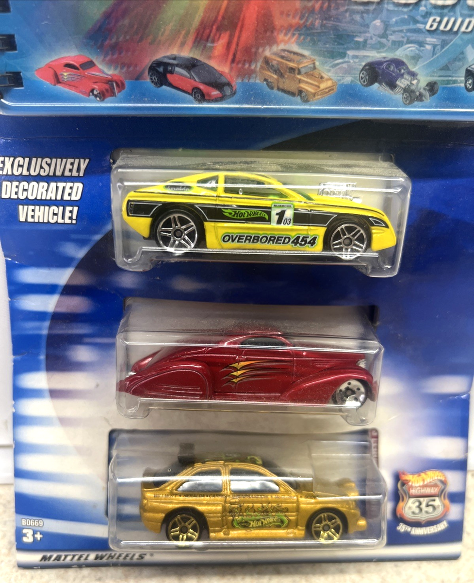 Hot Wheels Collector's Guide 2003 Guide x3 Diecast Cars. Free