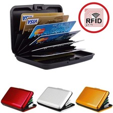 RFID Blocking Aluminium Credit Card Holder Wallet Scan Protected Case