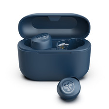 JLab Go Pop Plus Blue True Wireless Bluetooth Earbuds Charging Case