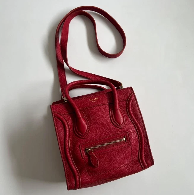 BOLSO DE MANO CELINE EQUIPAJE NANO SHOPPER Excelente estado Foto 3 de 4