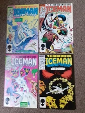 Iceman #1 2 3 4 Mini-Series Complete Marvel 1984 Set Run X-MEN 1st Oblivion 1-4