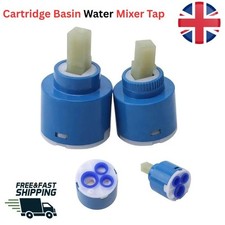 Ceramic Disc Cartridge Basin Water Mixer Tap Faucet Replacement Valve 35mm 40mm
