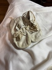 Vintage 1940s  50s Mrs. Day  s Ideal Last Baby Shoes Soft Sole Leather Pair