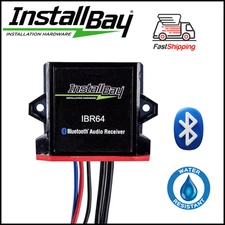 METRA/THE INSTALL BAY IBR64 / UNIVERSAL WATER RESISTANT BLUETOOTH AUDIO RECEIVER