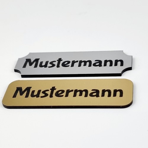 Bell sign mailbox sign door sign nameplate with engraving self-adhesive - Picture 3 of 7