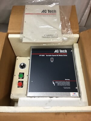 NEW AC Tech 3/4 HP Variable Speed AC Motor Drive; VP1207R, 230V