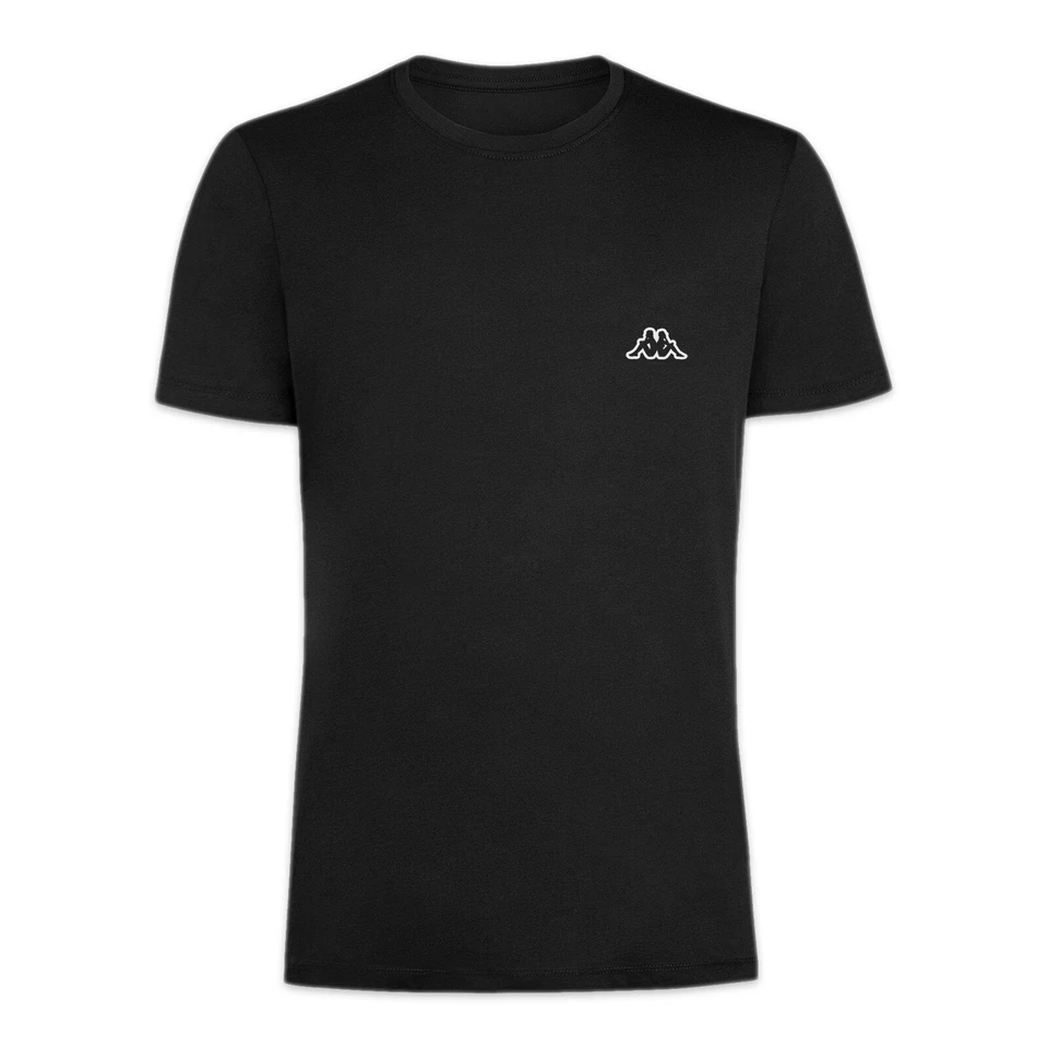 Set 4 T-shirt Uomo Kappa Maglietta Maniche Corte Cotone Slim Maglia Mezza Manica - Immagine 3 di 4